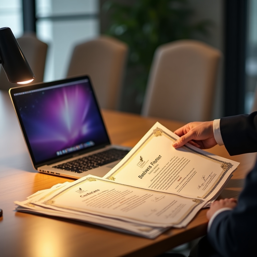 Prikaz certifikata i potvrda o završenim programima edukacije